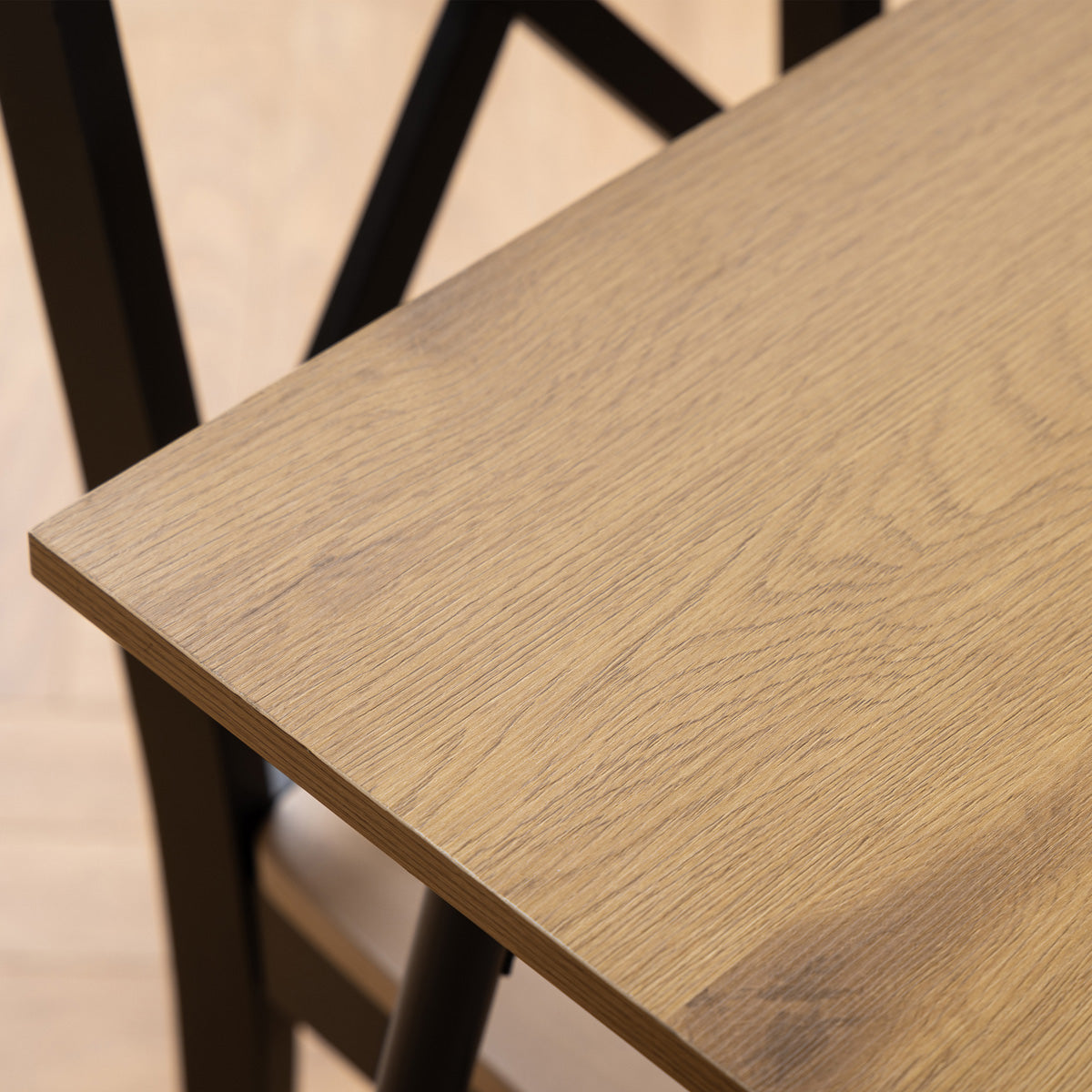 Wooden Dining Table for 4 to 6 People Rectangular - Peru