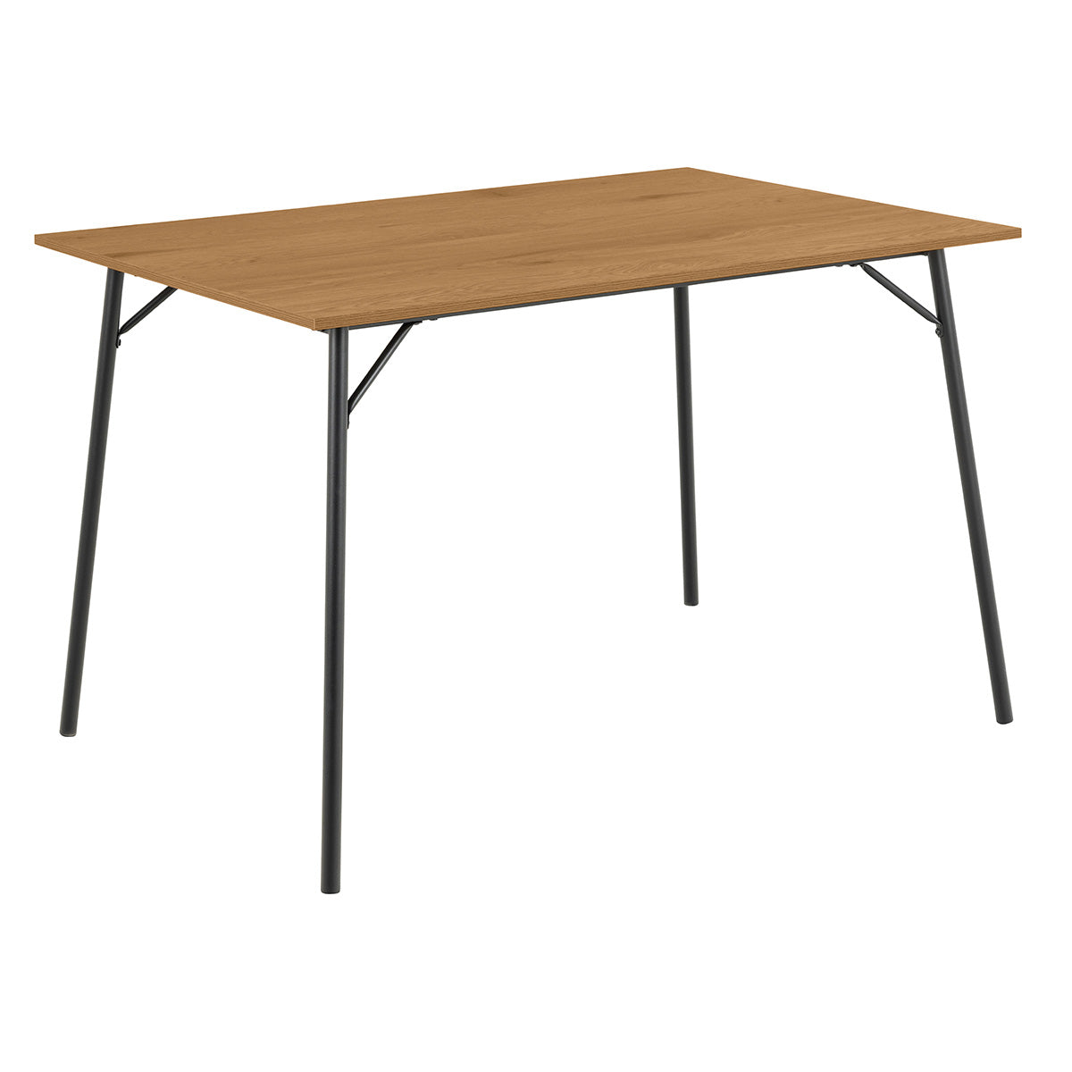 Wooden Dining Table for 4 to 6 People Rectangular - Peru