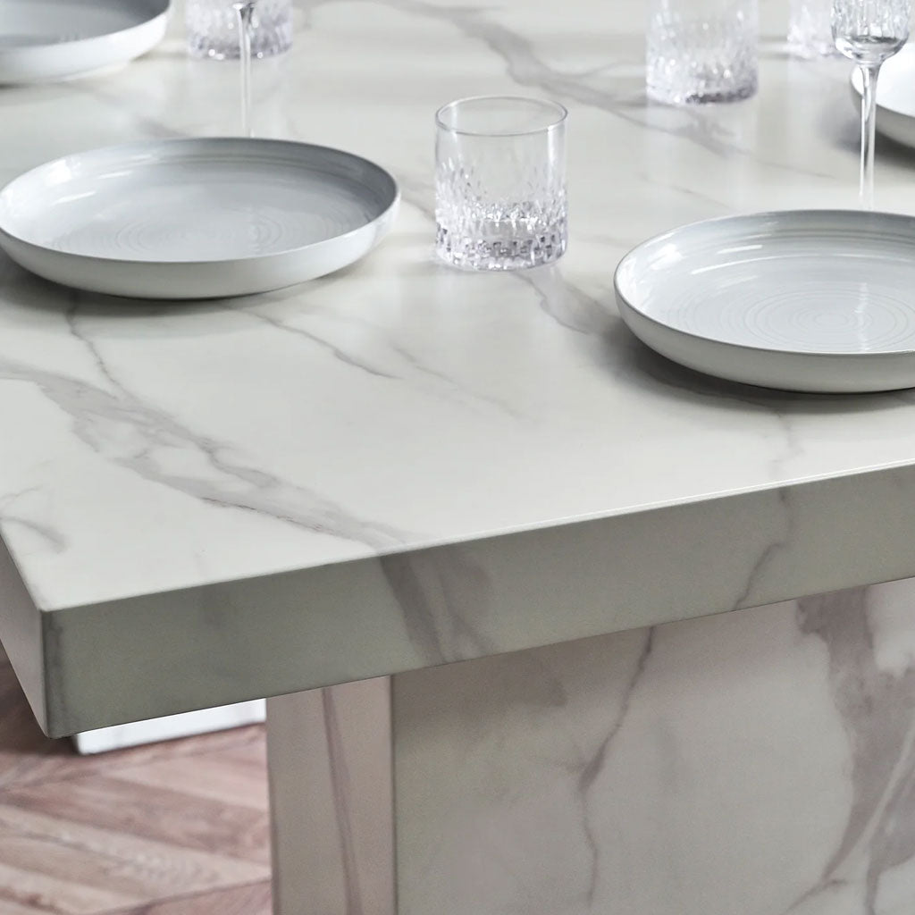 Wooden Dining Table for 4 to 6 People - Rome