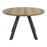 Wooden Dining Table for 4 to 8 People Extending Round - Zalida