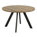 Wooden Dining Table for 4 to 8 People Extending Round - Zalida