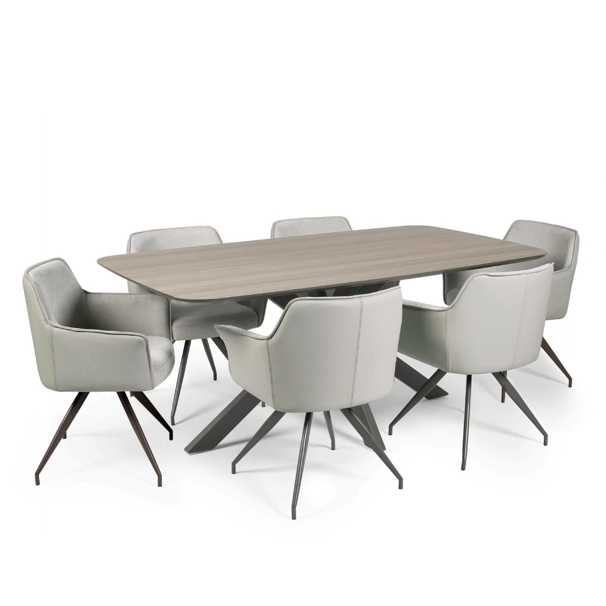 Wooden Dining Table for 6 People - Noah