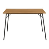 Wooden Dining Table for 6 People Rectangular - Peru