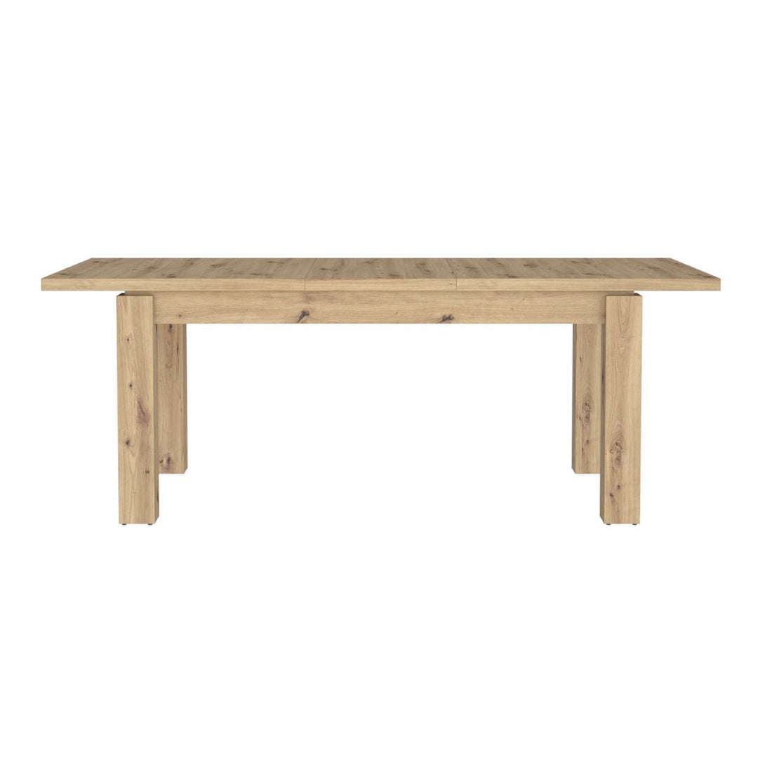 Wooden Dining Table for 6 to 8 People Extending Rectangular - Trondheim