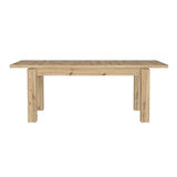 Wooden Dining Table for 6 to 8 People Extending Rectangular - Trondheim