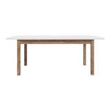 Wooden Dining Table for 8 People Rectangular - Wensley