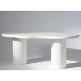 Wooden Dining Table in Irregular Shape for 6 People - Valillian