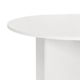 Wooden Dining Table in Oval for 4 People - Family