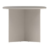 Wooden Dining Table in Oval for 4 People - Family