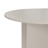 Wooden Dining Table in Oval for 4 People - Family