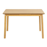 Wooden Dining Table Rectangular With 4 Dining Chairs - Barlow