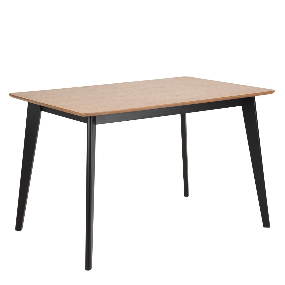 Wooden Dining Table Rectangular With 4 Roxby Dining Chairs - Roxby