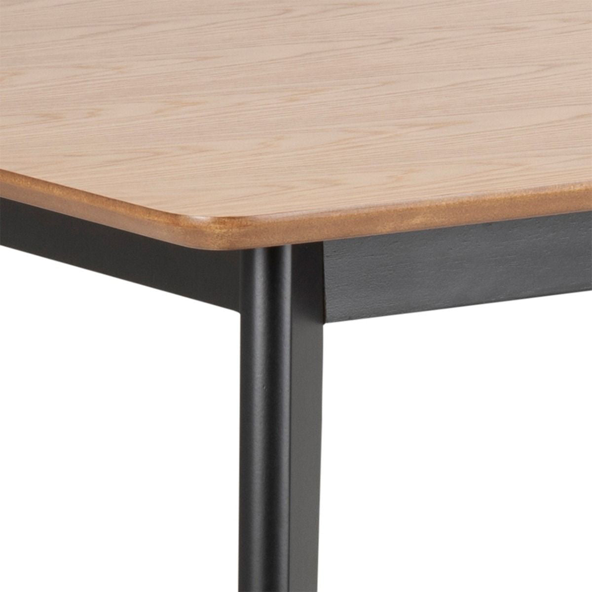 Wooden Dining Table Rectangular With 4 Roxby Dining Chairs - Roxby