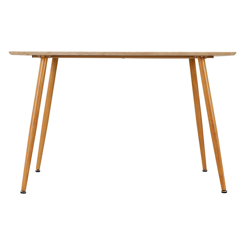 Wooden Dining Table for 4 People Rectangular - Barley