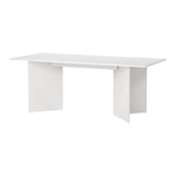 Wooden Dining Table in Rectangular for 4 People - Family