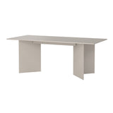 Wooden Dining Table in Rectangular for 4 People - Family
