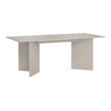 Wooden Dining Table in Rectangular for 4 People - Family