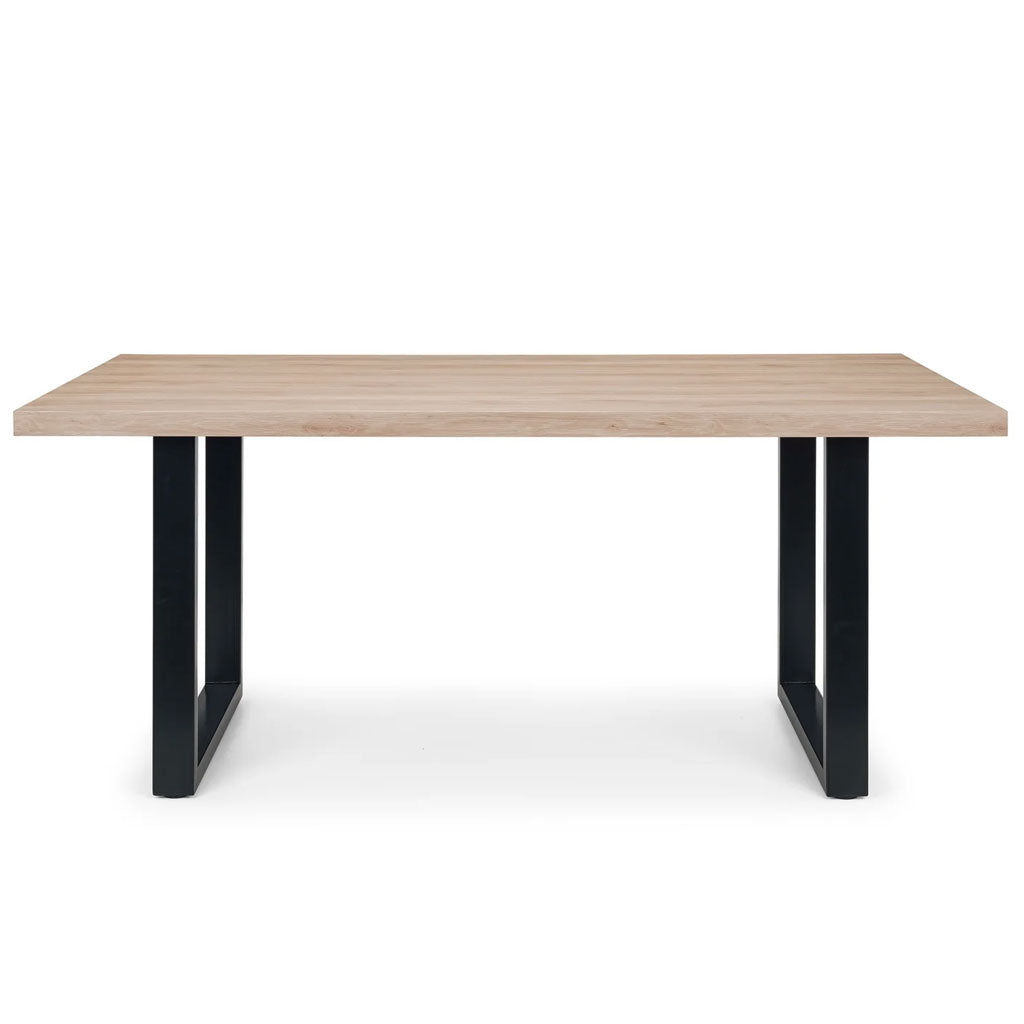 Wooden Dining Table Rectangular for 4 to 6 People - Berwick