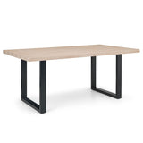 Wooden Dining Table Rectangular for 4 to 6 People - Berwick