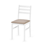 Wooden Dining Table Rectangular With 4 Chairs - Keats