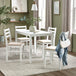 Wooden Dining Table Rectangular With 4 Chairs - Keats