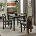 Wooden Dining Table Rectangular With 4 Chairs - Keats