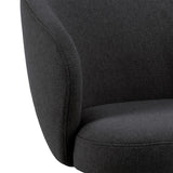 Wooden Dining Table Round With 4 Arlene Black Dining Chairs - Soli