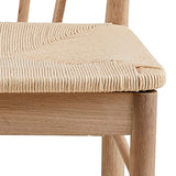 Wooden Dining Table Round With 4 Cassandra White Oak Dining Chairs
