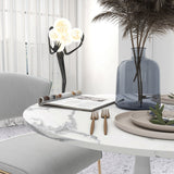 Wooden Dining Table Round for 4 People - Velmora