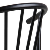 Wooden Dining Table Round Extending With 6 Cassandra Black Dining Chairs - Montreux