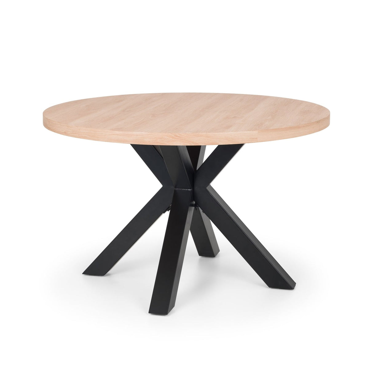 Wooden Dining Table Round for 4 People - Berwick