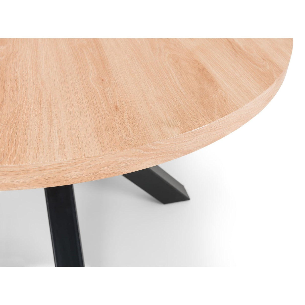 Wooden Dining Table Round for 4 People - Berwick