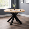 Wooden Dining Table Round for 4 People - Berwick