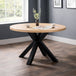 Wooden Dining Table Round for 4 People - Berwick