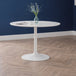 Wooden Dining Table Round for 4 People - Blanco