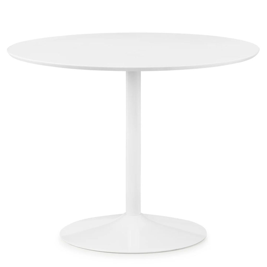 Wooden Dining Table Round for 4 People - Blanco