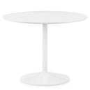 Wooden Dining Table Round for 4 People - Blanco