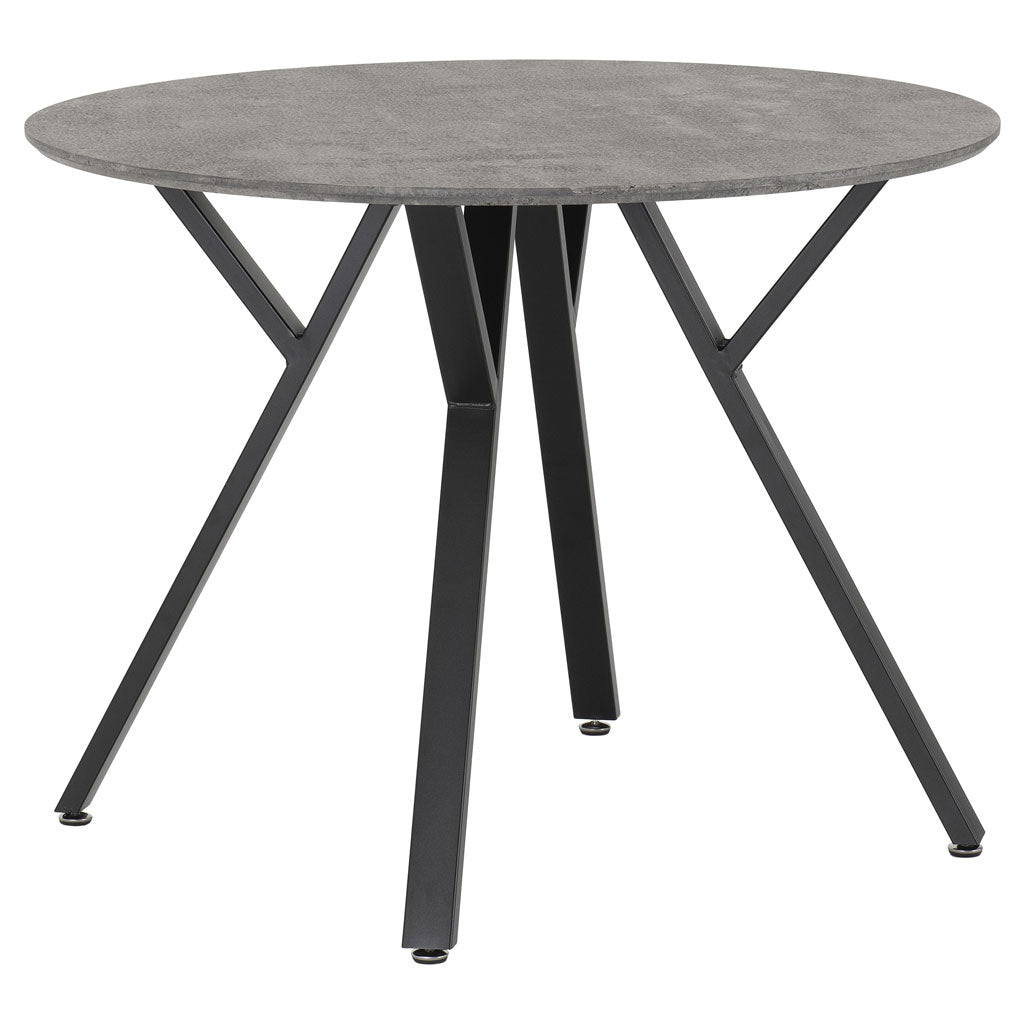 Wooden Dining Table Round With 4 Chairs - Athens
