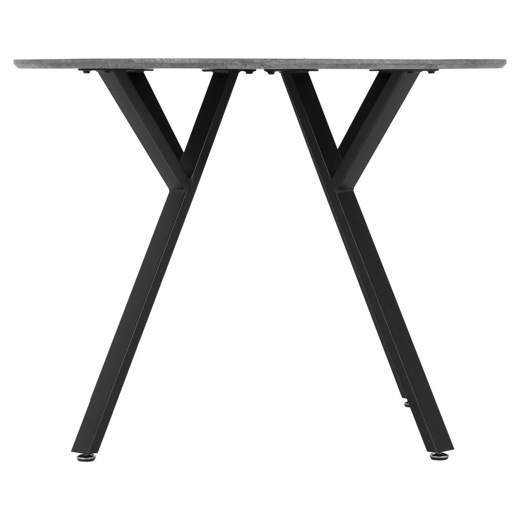 Wooden Dining Table Round With 4 Chairs - Athens