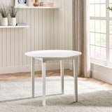 Wooden Dining Table Round With 4 Chairs - Orwell