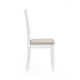 Wooden Dining Table Round With 4 Chairs - Orwell