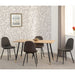 Wooden Dining Table With 4 Athens Dining Chairs - Hamilton