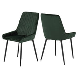 Wooden Dining Table With 4 Avery Dining Chairs - Hamilton