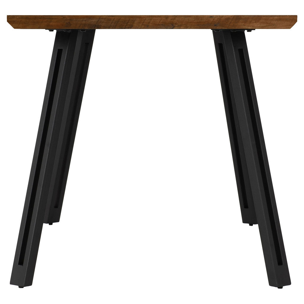 Wooden Dining Table Wave Edge for 4 People - Quebec