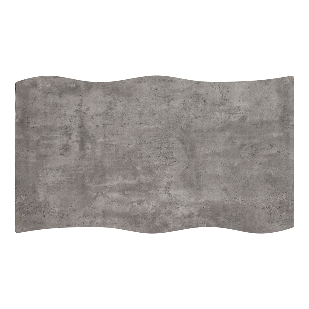 Wooden Dining Table Wave Edge for 4 People - Quebec