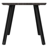Wooden Dining Table Wave Edge for 4 People - Quebec