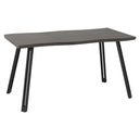 Wooden Dining Table Wave Edge for 4 People - Quebec