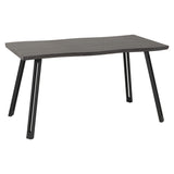 Wooden Dining Table Wave Edge for 4 People - Quebec