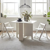 Wooden Dining Table With 2 Chairs - Gatan