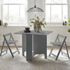 Wooden Dining Table With 2 Chairs - Gatan